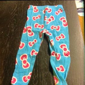 MOVING SALE❤️HELLO KITTY 3T LT. BLUE,PINK,WH PANT